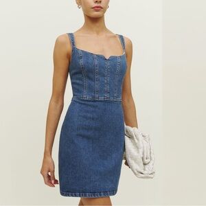 NWT: Jolie Bustier Denim Dress